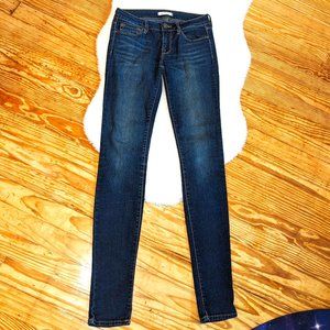 Bullhead Low Rise Dark Blue Skinny Jeans